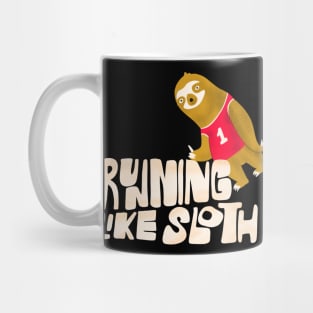 Running Like Sloth Mug